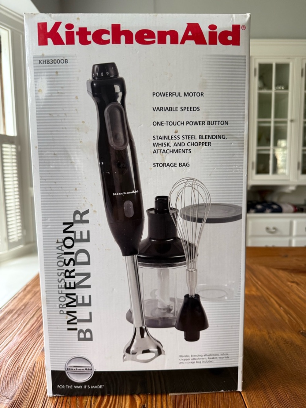 NEW Vintage 2014 KitchenAid Professional Immersion Hand Blender Set/300 Series